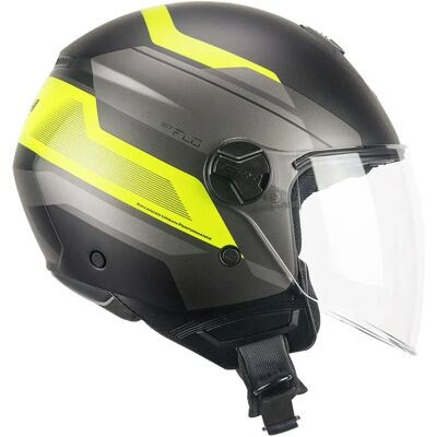 CGM - 167K FLO CITY - Nero Giallo fluo opaco - L - Helmet CGM - 167K FLO CITY - Nero Giallo fluo opaco - L - Helmet
