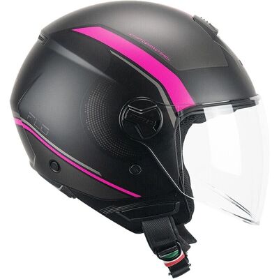 CGM - 167M FLO - Matt Schwarz Fuchsia - 2X - Helm CGM - 167M FLO - Matt Schwarz Fuchsia - 2X - Helm