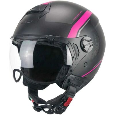 CGM - 167M FLO DOT - Nero Fucsia fluo matt - XS - Helmet CGM - 167M FLO DOT - Nero Fucsia fluo matt - XS - Helmet