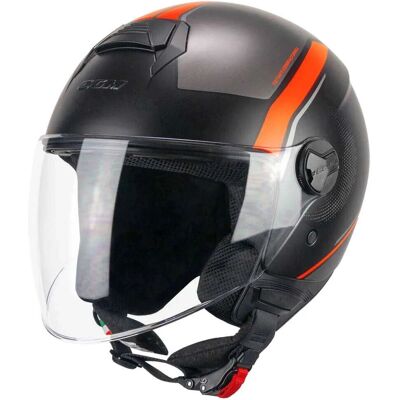 CGM - 167M FLO - Nero Arancione fluo opaco - XX - Helmet CGM - 167M FLO - Nero Arancione fluo opaco - XX - Helmet