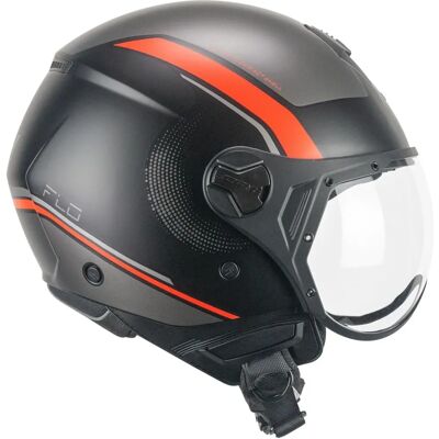 CGM - 167M FLO DOT - Nero Arancione fluo opaco - XL CGM - 167M FLO DOT - Nero Arancione fluo opaco - XL