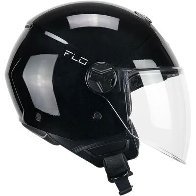 Casco Moto Jet CGM 167A FLO MONO Nero larga talla M1 - Casco de motocicleta Casco Moto Jet CGM 167A FLO MONO Nero larga talla M1 - Casco de motocicleta