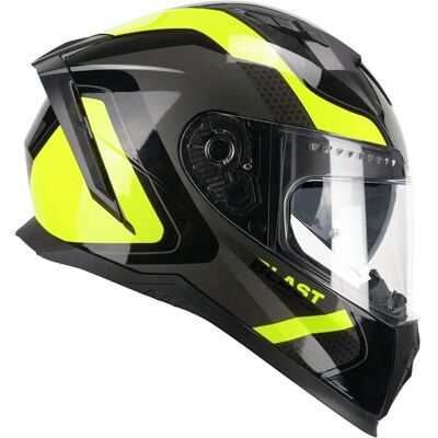 CGM 311R BLAST - Nero Giallo fluo - 2XL - Casco CGM 311R BLAST - Nero Giallo fluo - 2XL - Casco
