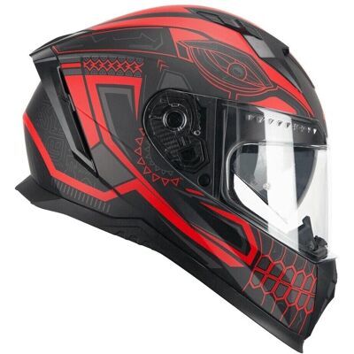 CGM - 311M BLAST MAYA - Negro-Rojo mate - Casco de moto CGM - 311M BLAST MAYA - Negro-Rojo mate - Casco de moto