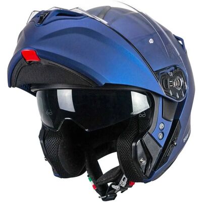 Casco Moto Modulare 568A Satinado Azul - Casco de Moto Casco Moto Modulare 568A Satinado Azul - Casco de Moto
