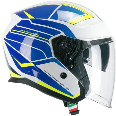CGM - 136S RNA RACE - Blu Giallo Fluorescente - 2XL - Helmet CGM - 136S RNA RACE - Blu Giallo Fluorescente - 2XL - Helmet