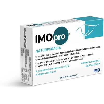 Naturphrasia IMO - 10 Fiale Monodose Collirio - Dispositivo Medico Naturphrasia IMO - 10 Fiale Monodose Collirio - Dispositivo Medico