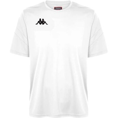 T-shirt Blanc Kappa Dovo à Manches Courtes - Sport T-shirt Blanc Kappa Dovo à Manches Courtes - Sport