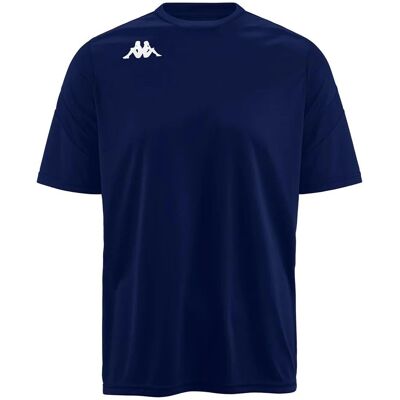 T-shirt Bleu Marine Kappa à Manches Courtes - Vêtements de Sport T-shirt Bleu Marine Kappa à Manches Courtes - Vêtements de Sport