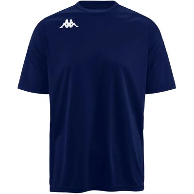 T-Shirt Sportif Kappa Dovo Marine à Manches Courtes T-Shirt Sportif Kappa Dovo Marine à Manches Courtes
