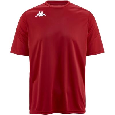 T-Shirt Sportivo Rosso Kappa Dovo - T-Shirt T-Shirt Sportivo Rosso Kappa Dovo - T-Shirt