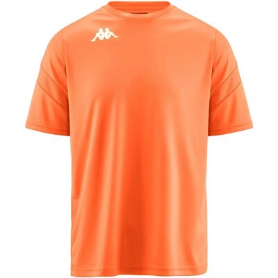 T-Shirt de Football Orange à Manches Courtes Kappa Dovo - T-shirt T-Shirt de Football Orange à Manches Courtes Kappa Dovo - T-shirt