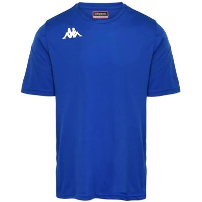 Kappa Blue Short Sleeve Football T-Shirt - Sportswear Kappa Blue Short Sleeve Football T-Shirt - Sportswear