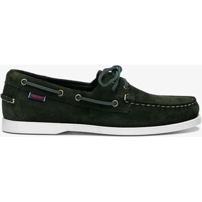 Sebago Portland Flesh Out Boat Shoes - Green - Men Sebago Portland Flesh Out Boat Shoes - Green - Men