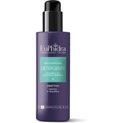 Euphidra Maxi Detergente Idratante con Vitamina E - Detergente Viso Euphidra Maxi Detergente Idratante con Vitamina E - Detergente Viso
