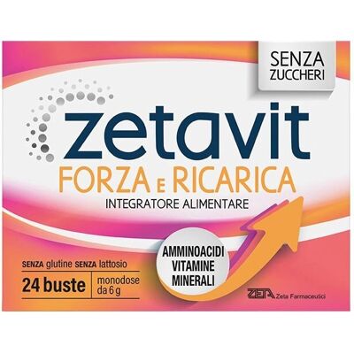 ZETA FARMACEUTICI Zetavit Forza Ricarica - Integratore alimentare ZETA FARMACEUTICI Zetavit Forza Ricarica - Integratore alimentare