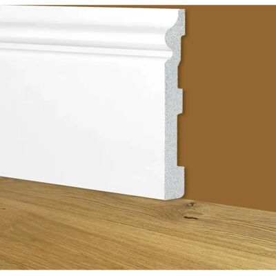Eternal Parquet Zoccolo Bianco - Resistente agli Urti - 150x18x2000mm Eternal Parquet Zoccolo Bianco - Resistente agli Urti - 150x18x2000mm