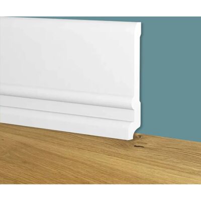 Eternal Parquet Battiscopa Bianco - Finitura Resistente agli Urti Eternal Parquet Battiscopa Bianco - Finitura Resistente agli Urti