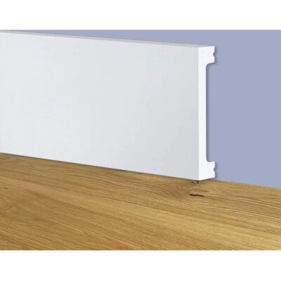 Eternal Parquet Battiscopa Quadrato Bianco - Polimero 75x13x2000mm Eternal Parquet Battiscopa Quadrato Bianco - Polimero 75x13x2000mm