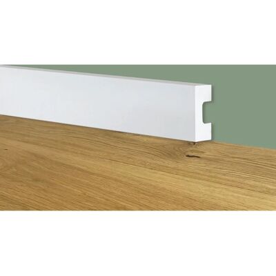 Eternal Parquet Listello bianco quadrato - Tappo molto basso - 25x13x2000mm Eternal Parquet Listello bianco quadrato - Tappo molto basso - 25x13x2000mm