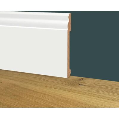 Eternal Parquet Ducale Battiscopa bianco - Materiale resistente agli urti Eternal Parquet Ducale Battiscopa bianco - Materiale resistente agli urti