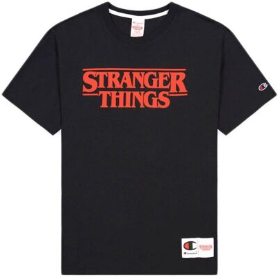 Champion KK001 Stranger Things Tricou Negru M Champion KK001 Stranger Things Tricou Negru M