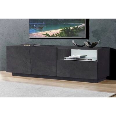 Ahd Amazing Home Design Vega Low Ardesia - Mueble de TV moderno Ahd Amazing Home Design Vega Low Ardesia - Mueble de TV moderno
