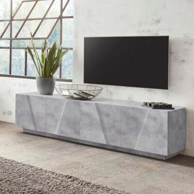 Ahd Amazing Home Design - Mueble de TV moderno - 4 puertas, 2 estantes - Italia Ahd Amazing Home Design - Mueble de TV moderno - 4 puertas, 2 estantes - Italia