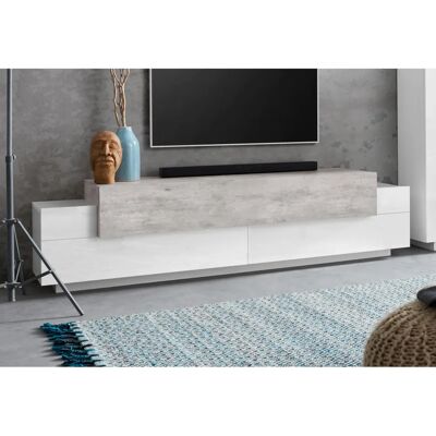 INOSIGN Coro Mobile TV Bianco Lucido - 200cm INOSIGN Coro Mobile TV Bianco Lucido - 200cm