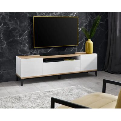 INOSIGN Sunrise Mueble TV - Moderno, Hecho en Italia, Madera FSC, 160x40cm INOSIGN Sunrise Mueble TV - Moderno, Hecho en Italia, Madera FSC, 160x40cm