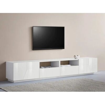 Mobile TV INOSIGN Alien - Spazioso, Moderno, Bianco Lucido Mobile TV INOSIGN Alien - Spazioso, Moderno, Bianco Lucido
