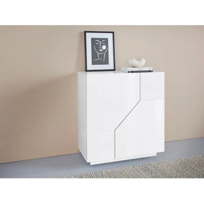 Sideboard INOSIGN Alien - Moderno, Certificado FSC, Blanco Brillante Sideboard INOSIGN Alien - Moderno, Certificado FSC, Blanco Brillante