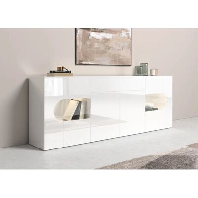 INOSIGN Real Weiß Hochglanz Sideboard - Serie: Real INOSIGN Real Weiß Hochglanz Sideboard - Serie: Real