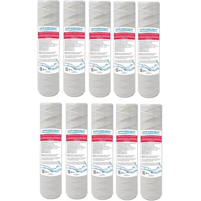 FILTRI ACQUA ITALIA - Cartuccia filtro acqua 10 pollici - 5 Micron FILTRI ACQUA ITALIA - Cartuccia filtro acqua 10 pollici - 5 Micron