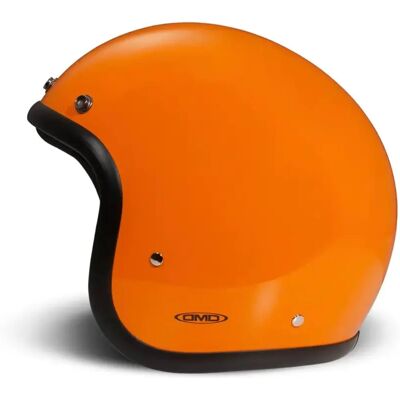 Casco Retro Naranja DMD - Norma ECE 22.06 Casco Retro Naranja DMD - Norma ECE 22.06
