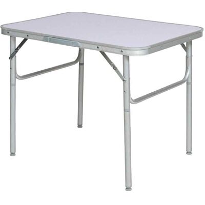 Bakaji Camping Tisch - 60x45x50 Klappbar Aluminium mit Formica-Oberfläche Bakaji Camping Tisch - 60x45x50 Klappbar Aluminium mit Formica-Oberfläche