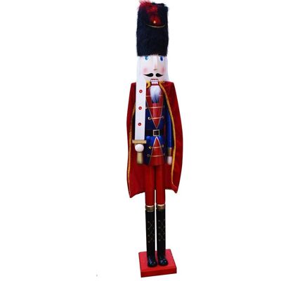 BAKAJI Soldato Schiaccianoci di Natale in Legno 106cm - Decorazioni Natalizie BAKAJI Soldato Schiaccianoci di Natale in Legno 106cm - Decorazioni Natalizie