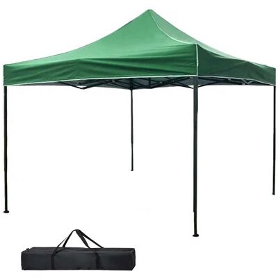 Bakaji - Pabellón Plegable Impermeable 3x3 - Tienda para Exteriores Bakaji - Pabellón Plegable Impermeable 3x3 - Tienda para Exteriores