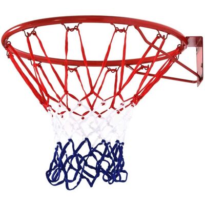 Cerclage de basket Bakaji 45cm Fixé au mur - Métal et filet en nylon Cerclage de basket Bakaji 45cm Fixé au mur - Métal et filet en nylon