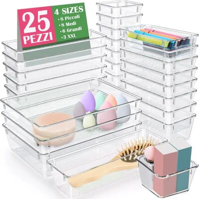 SHALLY DOGAN Model Opslag Organizer - 25 st Plastic Ladescheidingen SHALLY DOGAN Model Opslag Organizer - 25 st Plastic Ladescheidingen