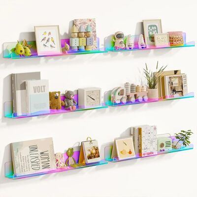 Generic - Multicolor Wall Shelf 38x10x4.8 cm - Shelf Generic - Multicolor Wall Shelf 38x10x4.8 cm - Shelf