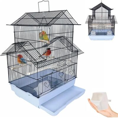 BAKAJI Bird Cage Small Medium - Bird Cage BAKAJI Bird Cage Small Medium - Bird Cage
