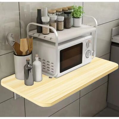 Shally Dogan Wandplank Eiken Opklapbaar 80x60cm Shally Dogan Wandplank Eiken Opklapbaar 80x60cm