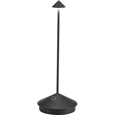Lampe de table rechargeable Pina Pro noire mate de Zafferano - Lampe de table - Publicité Lampe de table rechargeable Pina Pro noire mate de Zafferano - Lampe de table - Publicité