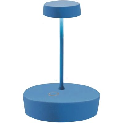 Lampe de bureau LED rechargeable Zafferano Mini Pro Bleue Lampe de bureau LED rechargeable Zafferano Mini Pro Bleue