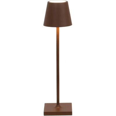 Lampe de table Poldina Pro Micro Corten rechargeable - LED Lampe de table Poldina Pro Micro Corten rechargeable - LED
