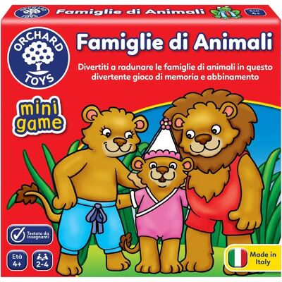 Orchard Toys: Mini Game - Famiglie Animali Orchard Toys: Mini Game - Famiglie Animali