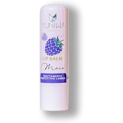 Yuniwa Cosmetics Balsamo Labbra Protettivo alle More Yuniwa Cosmetics Balsamo Labbra Protettivo alle More