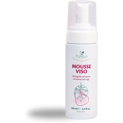 Yuniwa Cosmetics Mousse Detergente Viso - Delicato, Idratante, Estratti Biologici Yuniwa Cosmetics Mousse Detergente Viso - Delicato, Idratante, Estratti Biologici