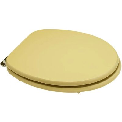 Siège de WC Universel MDF Champagne - Facile à Installer Siège de WC Universel MDF Champagne - Facile à Installer